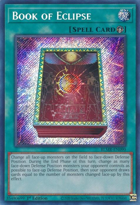1st Edition, Battles of Legend: Monstrous Revenge, Quick-Play Spell, Secret Rare, Spell Book of Eclipse [BLMR-EN090] Secret Rare - Trading Card World
