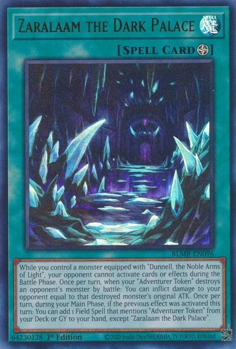 1st Edition, Battles of Legend: Monstrous Revenge, Field Spell, Spell, Ultra Rare Zaralaam the Dark Palace [BLMR-EN096] Ultra Rare - Trading Card World
