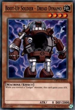 Common, Earth, Effect Monster, Machine, OTS Tournament Pack 11, Unlimited Boot-Up Soldier - Dread Dynamo [OP11-EN014] Common - Trading Card World
