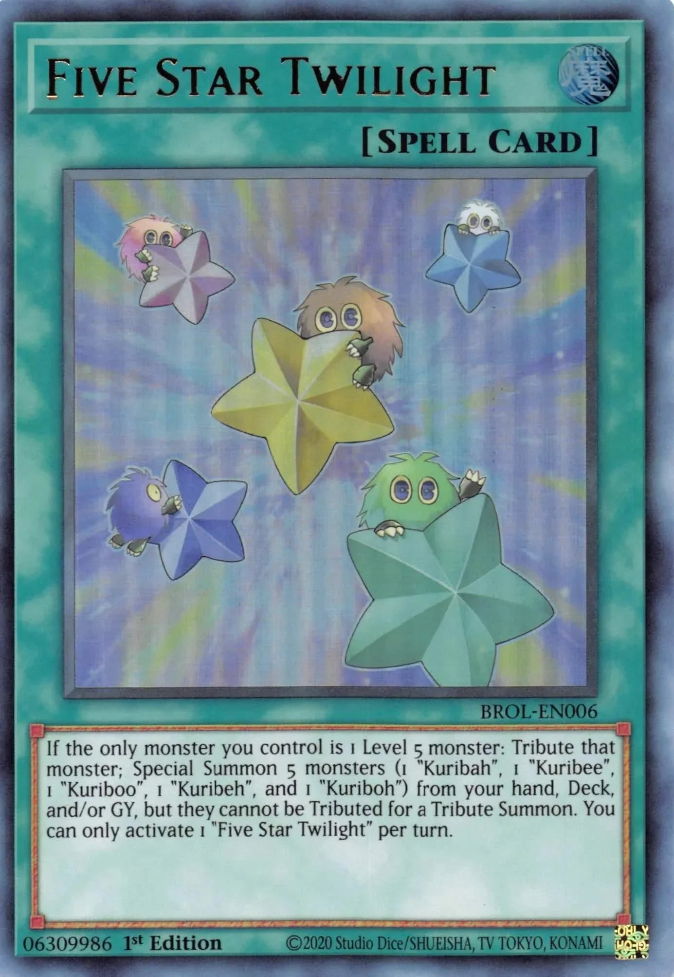 1st Edition, Brothers of Legend, Normal Spell, Spell, Ultra Rare Five Star Twilight [BROL-EN006] Ultra Rare - Trading Card World