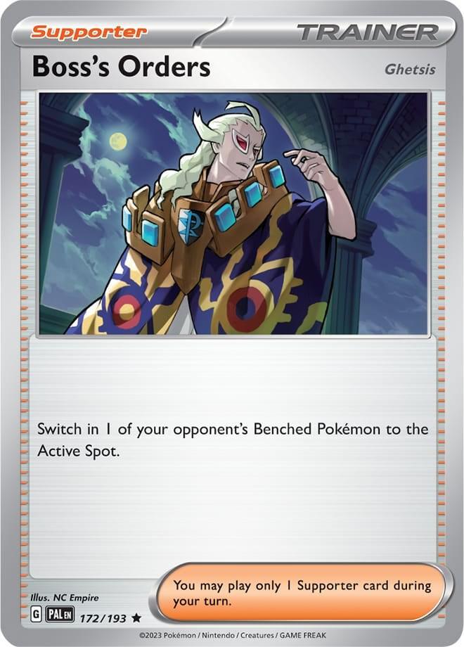 Scarlet & Violet: Paldea Evolved Boss's Orders (172/193) (Theme Deck Exclusive) [Scarlet & Violet: Paldea Evolved] - Trading Card World