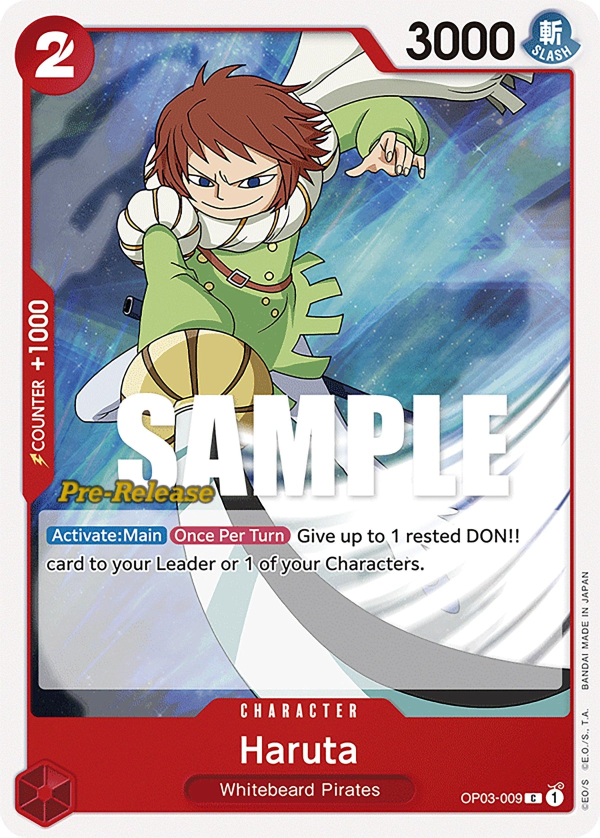 Character, Common, Pillars of Strength, Pillars of Strength Pre-Release Cards Haruta [Pillars of Strength Pre-Release Cards] - Trading Card World
