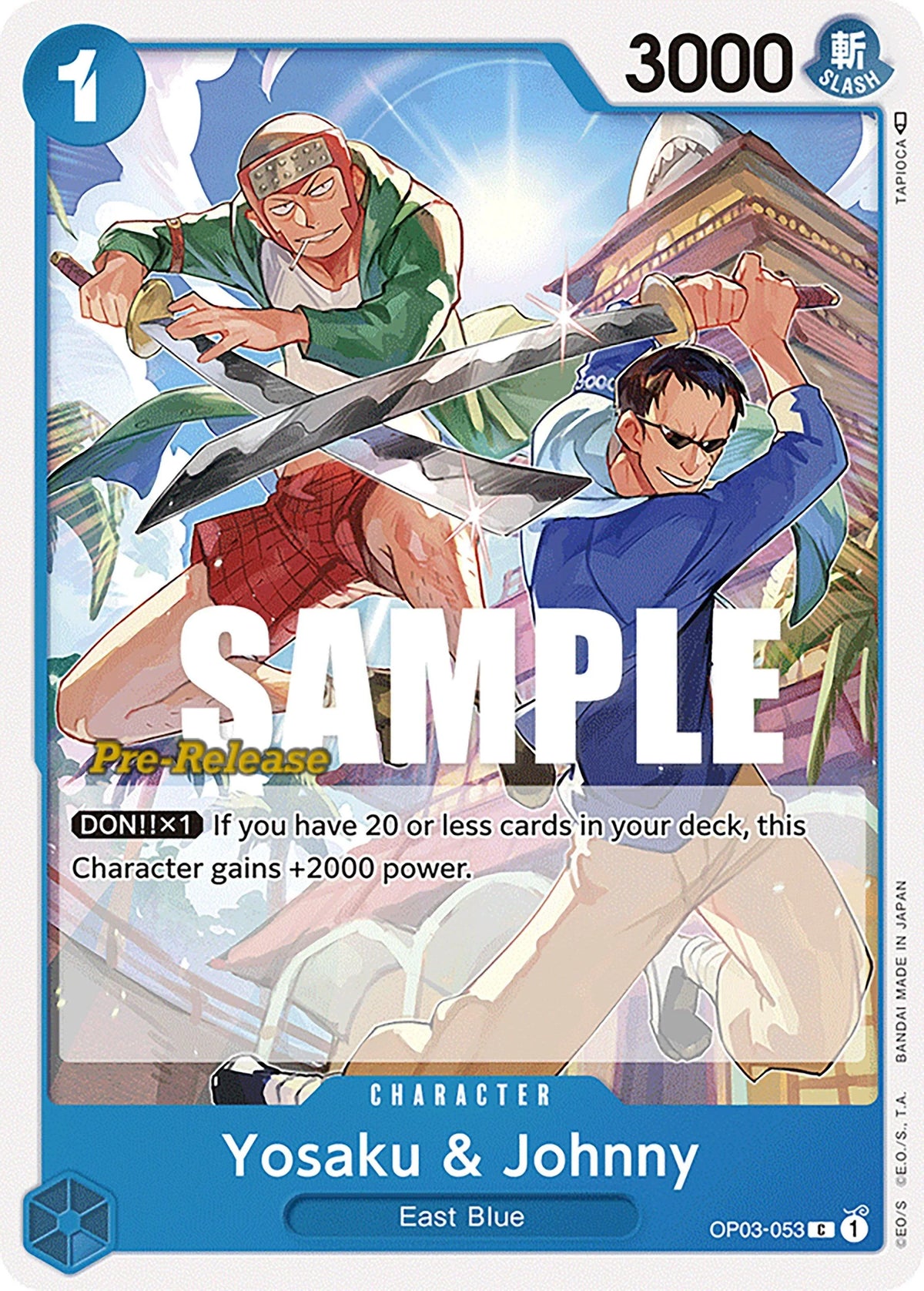 Character, Common, Pillars of Strength, Pillars of Strength Pre-Release Cards Yosaku & Johnny [Pillars of Strength Pre-Release Cards] - Trading Card World