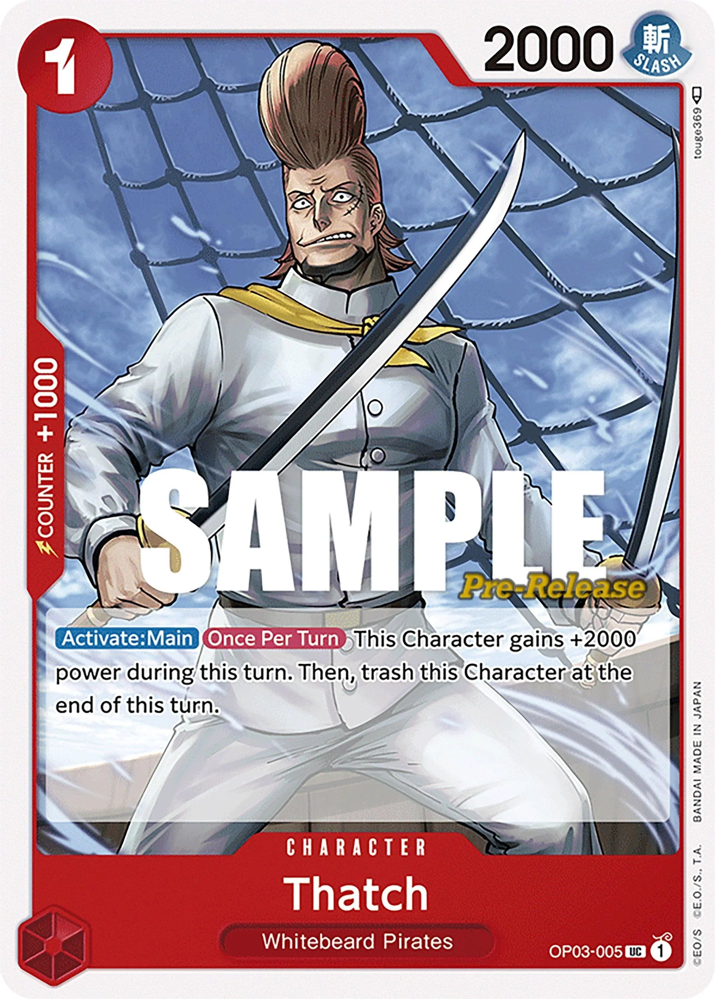 Character, Pillars of Strength, Pillars of Strength Pre-Release Cards, Uncommon Thatch [Pillars of Strength Pre-Release Cards] - Trading Card World