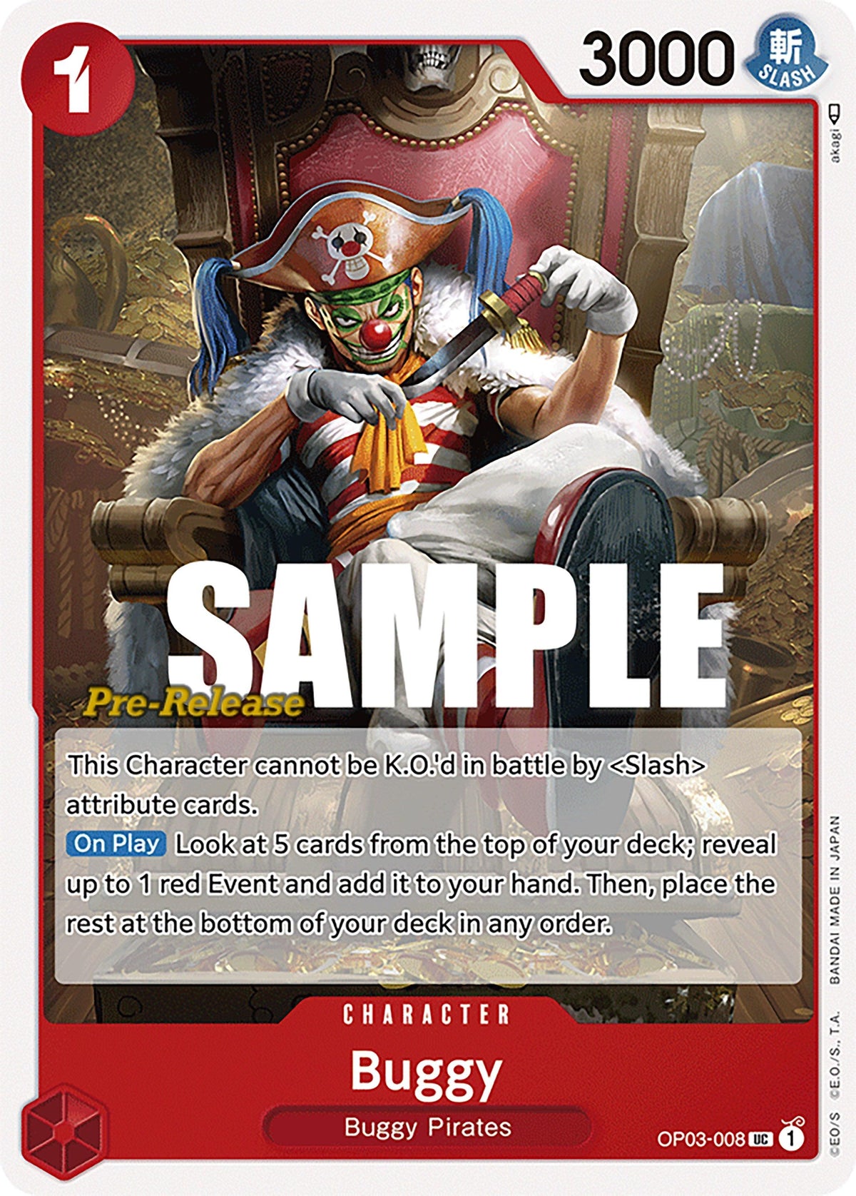 Character, Pillars of Strength, Pillars of Strength Pre-Release Cards, Uncommon Buggy [Pillars of Strength Pre-Release Cards] - Trading Card World