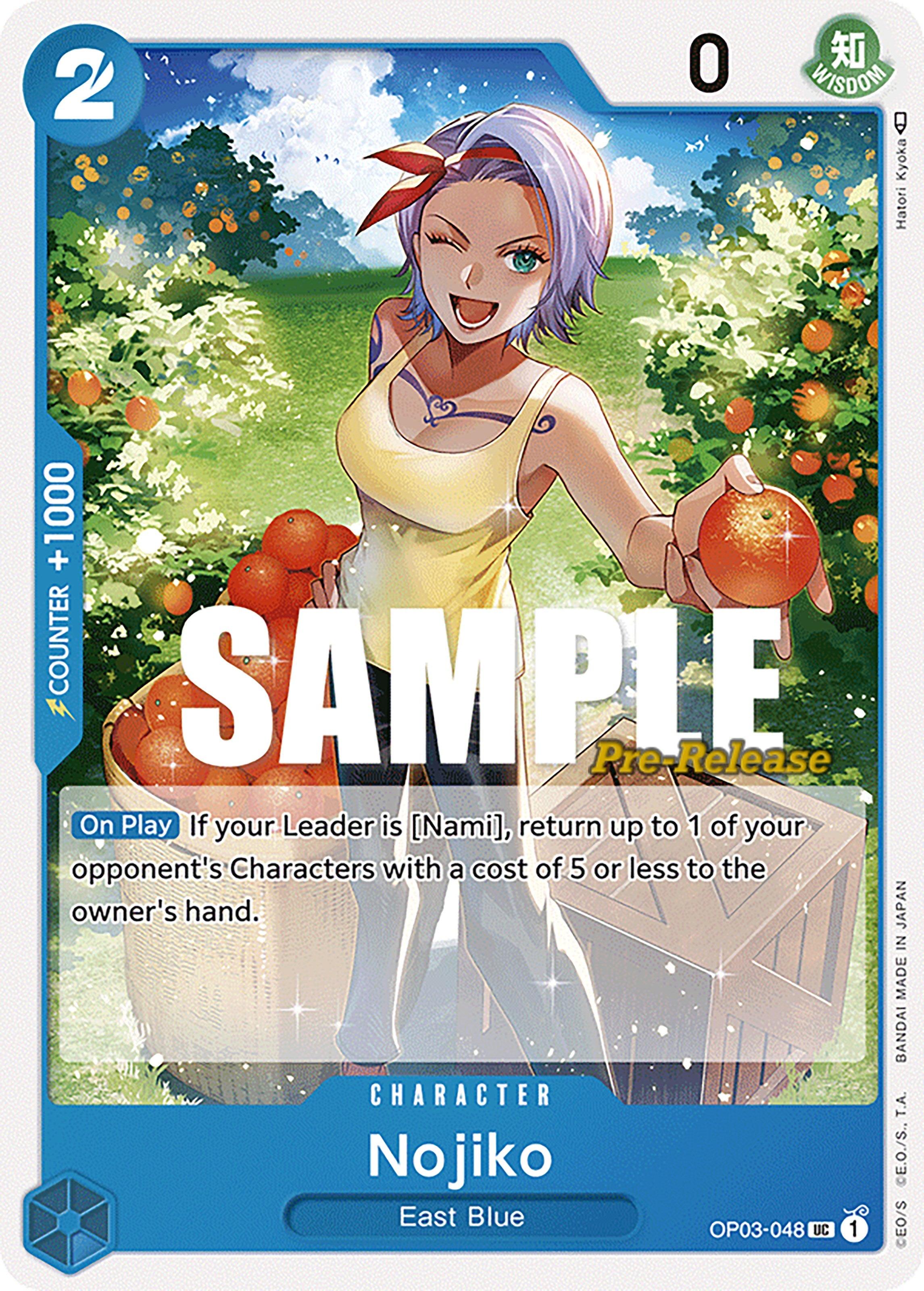Character, Pillars of Strength, Pillars of Strength Pre-Release Cards, Uncommon Nojiko [Pillars of Strength Pre-Release Cards] - Trading Card World