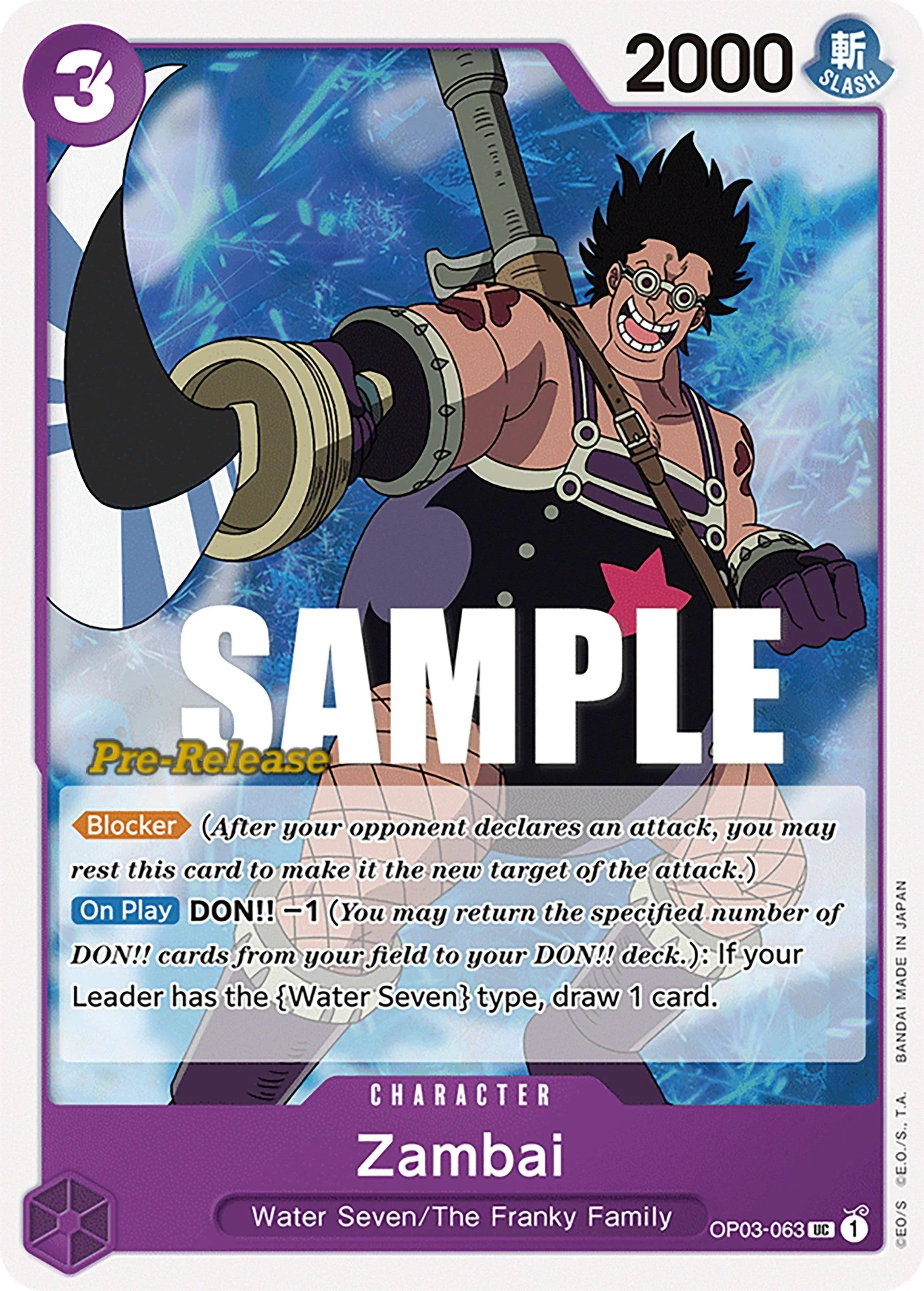 Character, Pillars of Strength, Pillars of Strength Pre-Release Cards, Uncommon Zambai [Pillars of Strength Pre-Release Cards] - Trading Card World