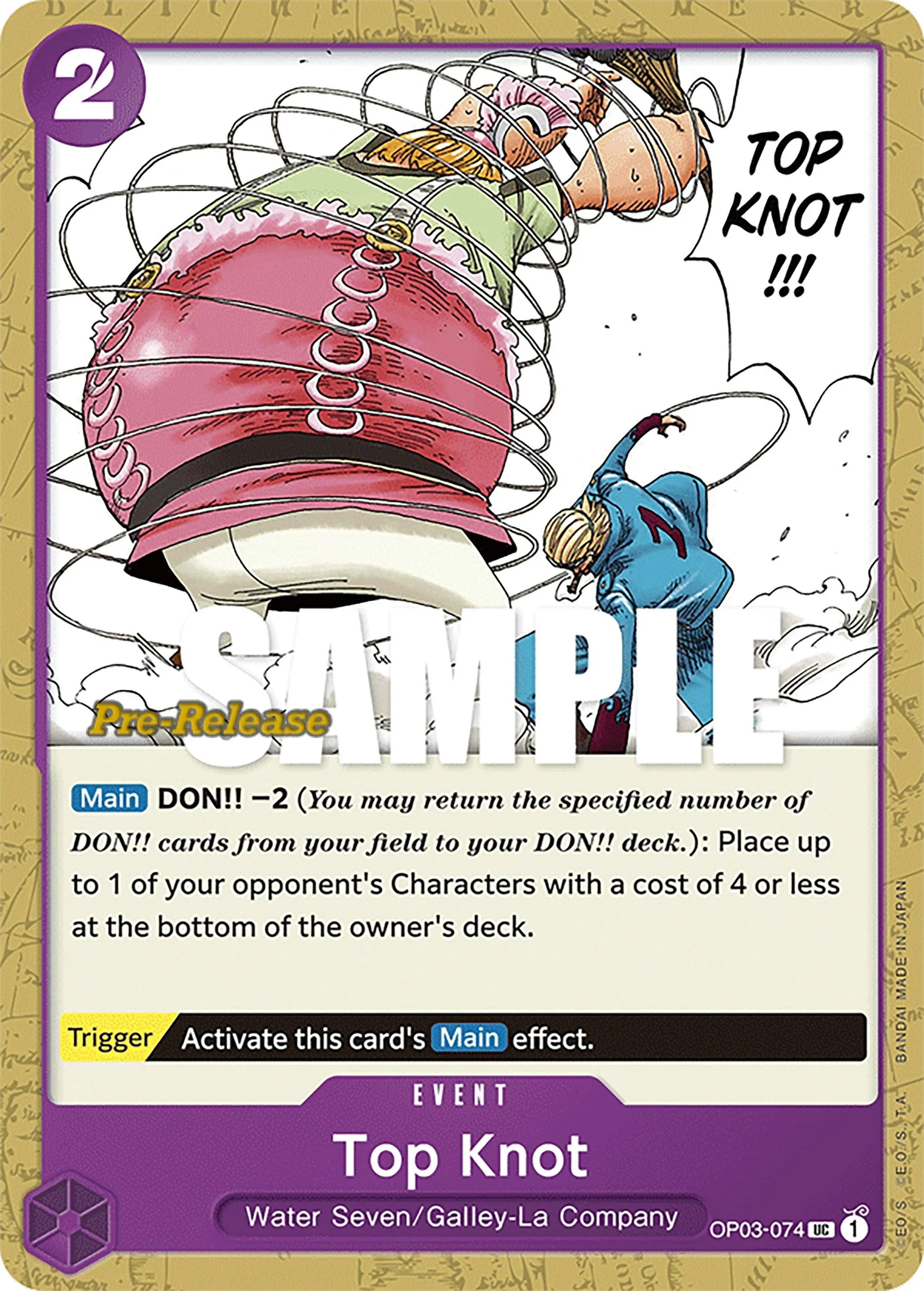 Event, Pillars of Strength, Pillars of Strength Pre-Release Cards, Uncommon Top Knot [Pillars of Strength Pre-Release Cards] - Trading Card World