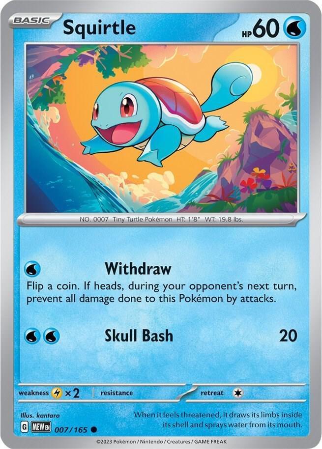 Scarlet & Violet: 151 Squirtle (007/165) [Scarlet & Violet: 151] - Trading Card World