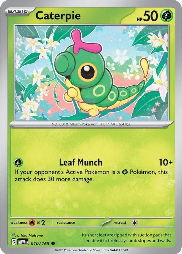 010, Scarlet & Violet: 151 Caterpie (010/165) [Scarlet & Violet: 151] - Trading Card World