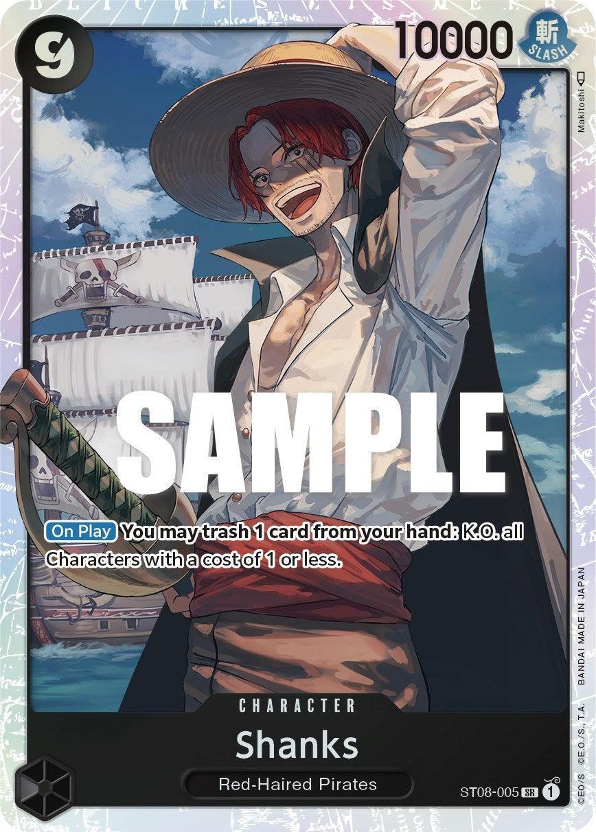 Character, Red-Haired Pirates, Starter Deck: Monkey.D.Luffy, Starter Decks, Super Rare Shanks [Starter Deck: Monkey.D.Luffy] - Trading Card World