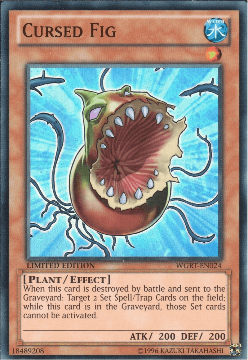 Battle Pack 2: War of the Giants Reinforcements, Effect Monster, Limited, Super Rare, Water Cursed Fig [WGRT-EN024] Super Rare - Trading Card World