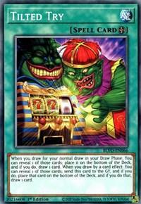 1st Edition, Blazing Vortex, Common, Field Spell, Spell Tilted Try [BLVO-EN066] Common - Trading Card World