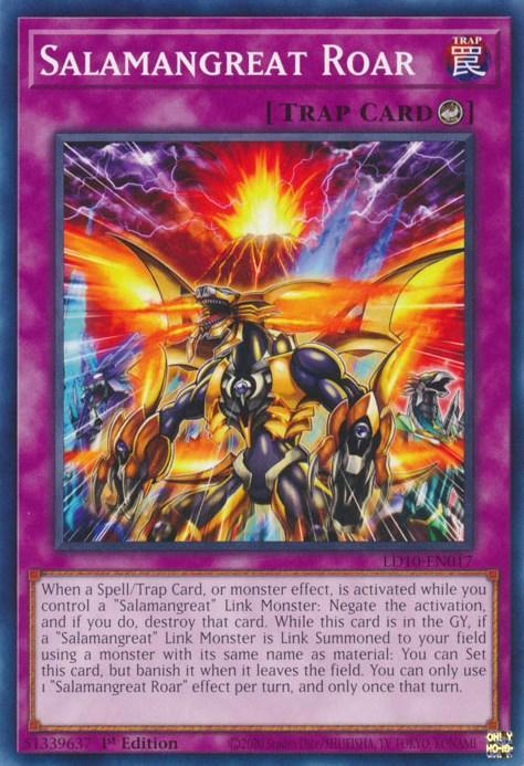 1st Edition, Common, Counter Trap, Legendary Duelists: Soulburning Volcano, Trap Salamangreat Roar [LD10-EN017] Common - Trading Card World