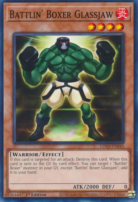 1st Edition, Common, Effect Monster, Fire, Legendary Duelists: Soulburning Volcano, Warrior Battlin' Boxer Glassjaw [LD10-EN040] Common - Trading Card World
