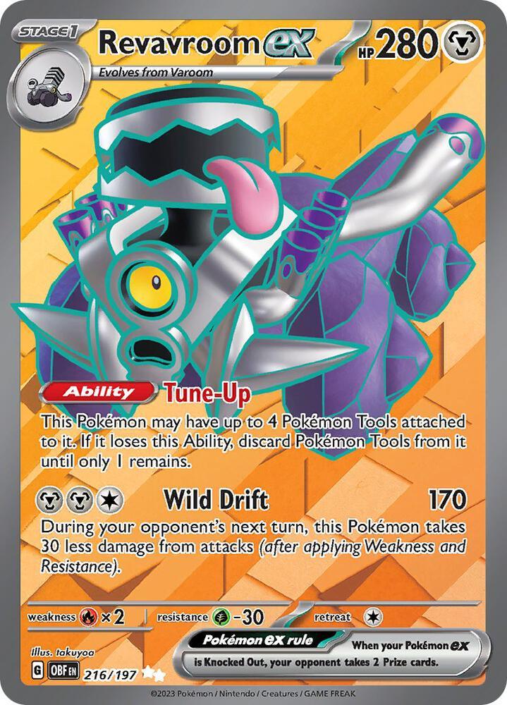 Scarlet & Violet: Obsidian Flames Revavroom ex (216/197) [Scarlet & Violet: Obsidian Flames] - Trading Card World