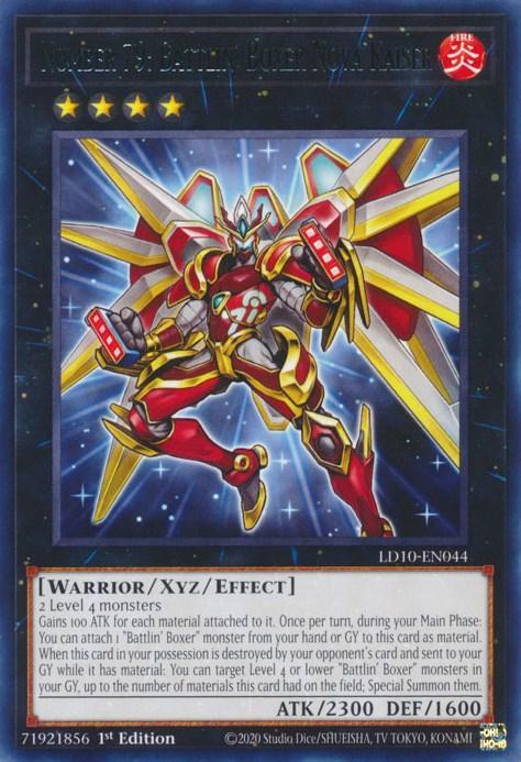 1st Edition, Fire, Legendary Duelists: Soulburning Volcano, Rare, Warrior, Xyz/Effect Monster Number 79: Battlin' Boxer Nova Kaiser [LD10-EN044] Rare - Trading Card World