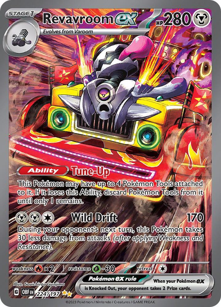 Scarlet & Violet: Obsidian Flames Revavroom ex (224/197) [Scarlet & Violet: Obsidian Flames] - Trading Card World