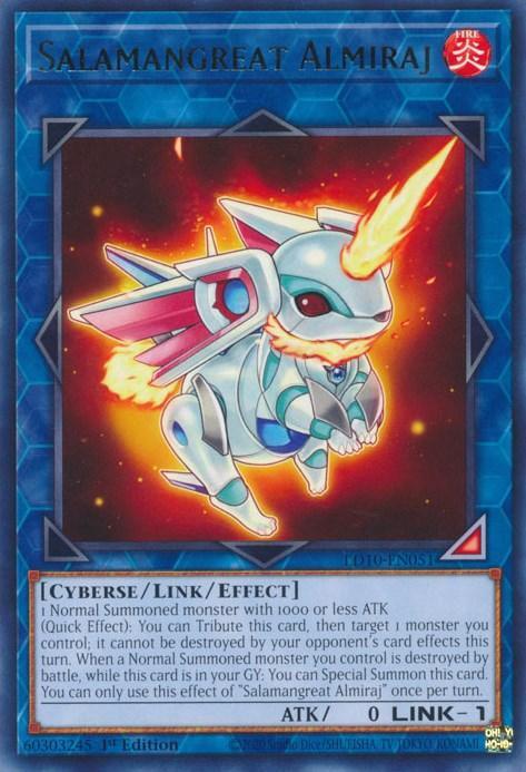 1st Edition, Cyberse, Fire, Legendary Duelists: Soulburning Volcano, Link/Effect Monster, Rare Salamangreat Almiraj [LD10-EN051] Rare - Trading Card World