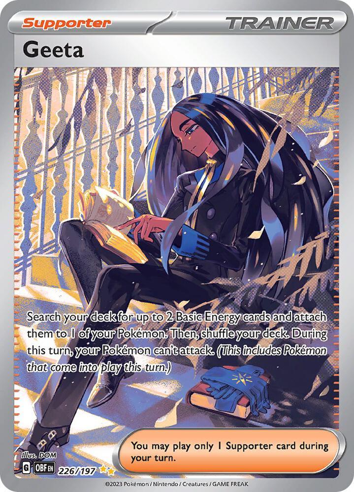 Scarlet & Violet: Obsidian Flames Geeta (226/197) [Scarlet & Violet: Obsidian Flames] - Trading Card World
