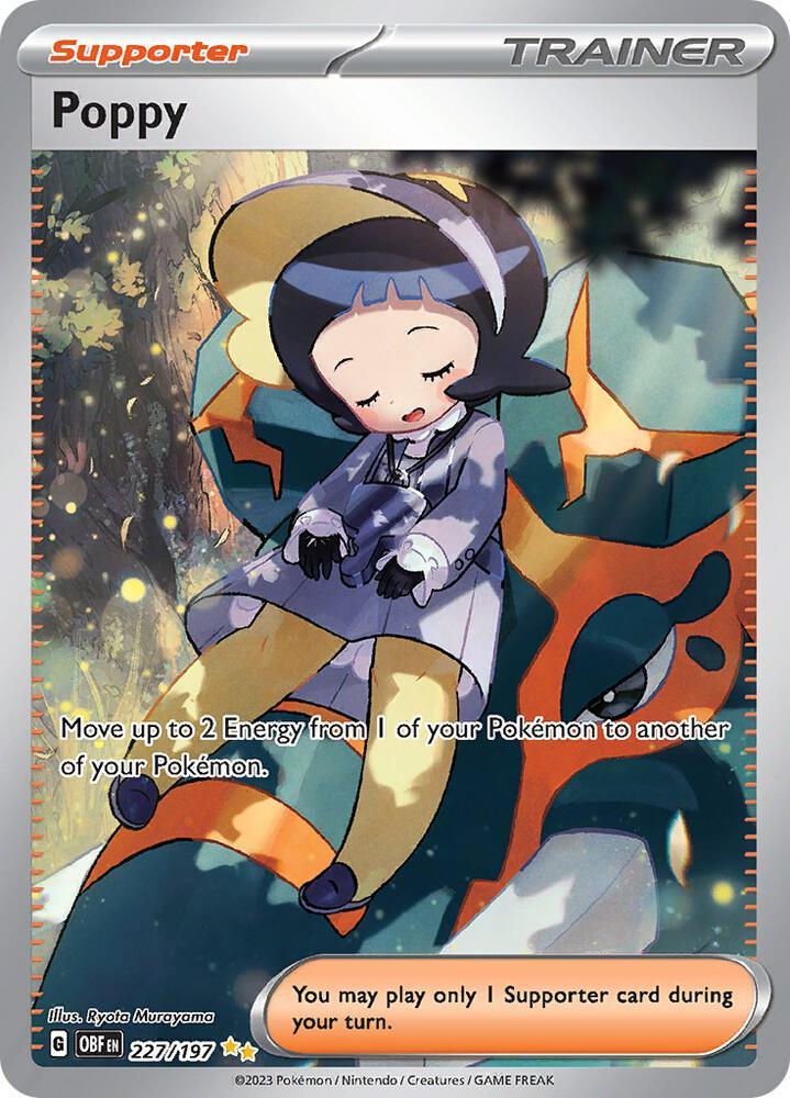 Scarlet & Violet: Obsidian Flames Poppy (227/197) [Scarlet & Violet: Obsidian Flames] - Trading Card World