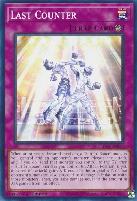 1st Edition, Common, Counter Trap, Legendary Duelists: Soulburning Volcano, Trap Last Counter [LD10-EN059] Common - Trading Card World