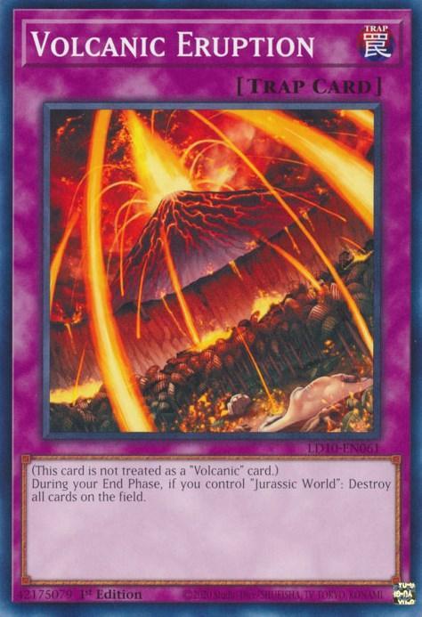 1st Edition, Common, Legendary Duelists: Soulburning Volcano, Normal Trap, Trap Volcanic Eruption [LD10-EN061] Common - Trading Card World