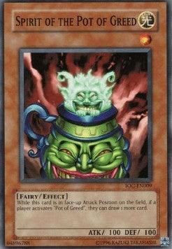 Common, Effect Monster, Fairy, Invasion of Chaos, Light, Unlimited Spirit of the Pot of Greed [IOC-EN009] Common - Trading Card World