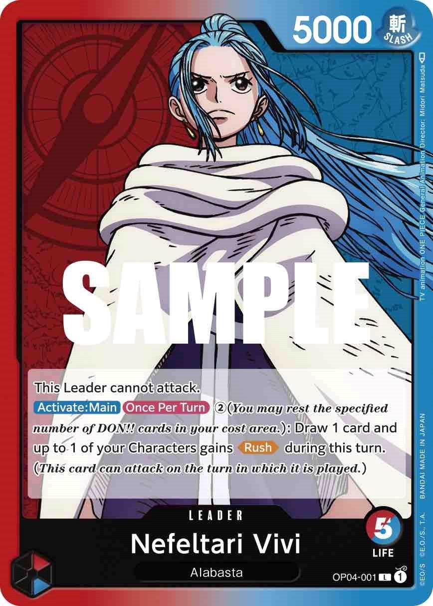 Alabasta, Kingdoms of Intrigue, Leader Nefeltari Vivi [Kingdoms of Intrigue] - Trading Card World