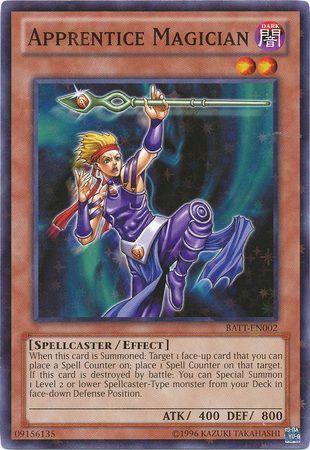 Battle Pack Tournament Prize Cards, Dark, Effect Monster, Limited, Spellcaster, Starfoil Rare Apprentice Magician [BATT-EN002] Starfoil Rare - Trading Card World