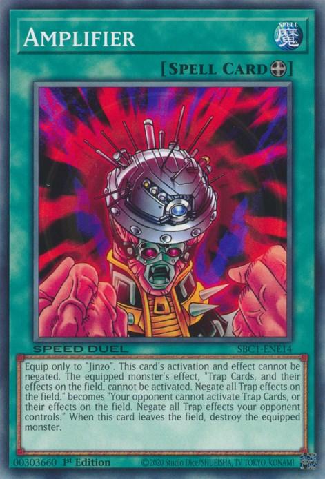 1st Edition, Common, Equip Spell, Speed Duel: Streets of Battle City, Spell Amplifier [SBC1-ENE14] Common - Trading Card World