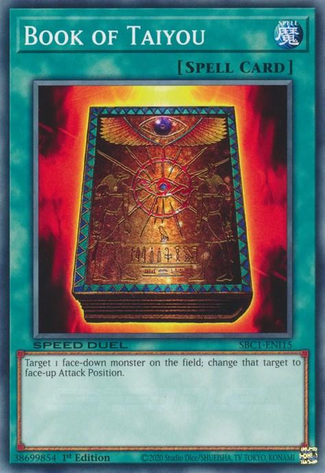 1st Edition, Common, Normal Spell, Speed Duel: Streets of Battle City, Spell Book of Taiyou [SBC1-ENI15] Common - Trading Card World