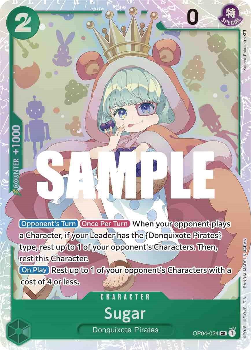 Character, Donquixote Pirates, Kingdoms of Intrigue, Super Rare Sugar [Kingdoms of Intrigue] - Trading Card World