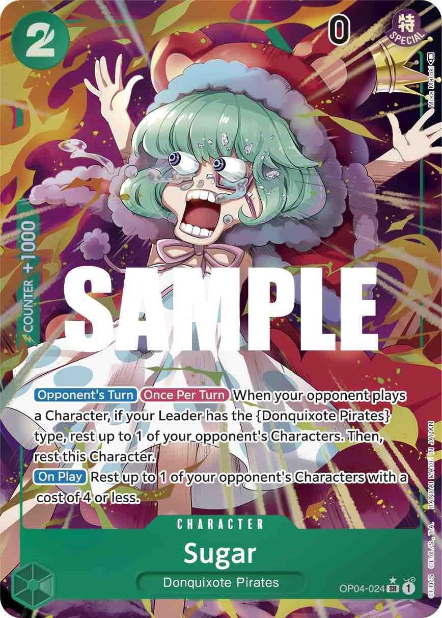 Character, Donquixote Pirates, Kingdoms of Intrigue, Super Rare Sugar (Alternate Art) [Kingdoms of Intrigue] - Trading Card World