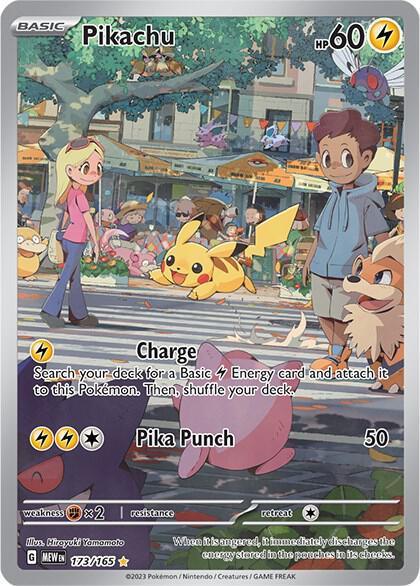 173, Illustration Rare, Scarlet & Violet: 151 Pikachu (173/165) [Scarlet & Violet: 151] - Trading Card World