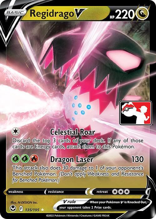 Prize Pack Series Three Regidrago V (135/195) [Prize Pack Series Three] - Trading Card World