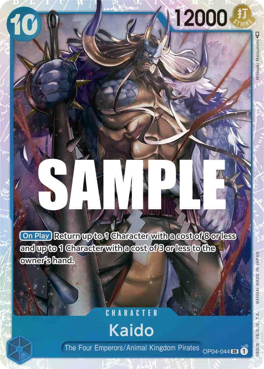 Animal Kingdom Pirates, Character, Kingdoms of Intrigue, Super Rare, The Four Emperors Kaido [Kingdoms of Intrigue] - Trading Card World