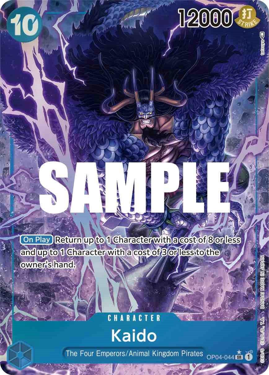 Animal Kingdom Pirates, Character, Kingdoms of Intrigue, Super Rare, The Four Emperors Kaido (Alternate Art) [Kingdoms of Intrigue] - Trading Card World