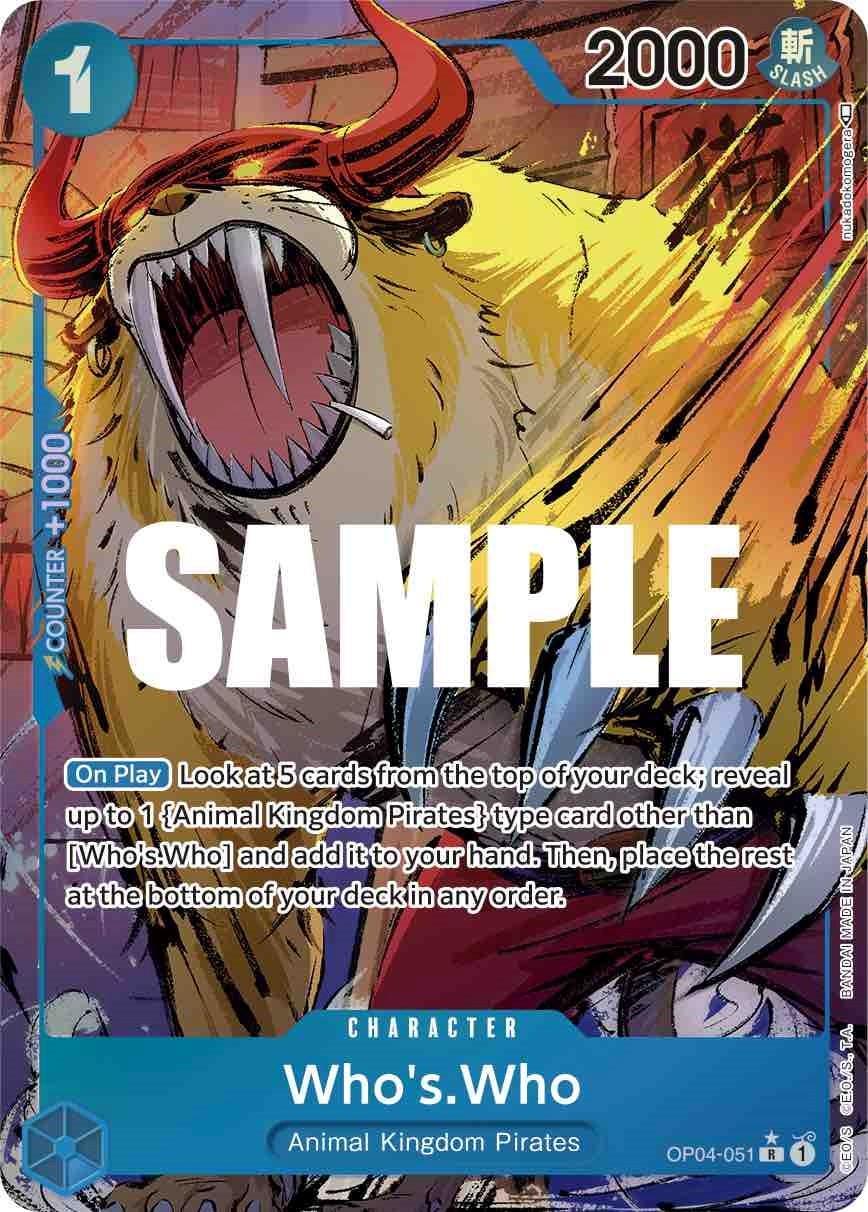 Character, Kingdoms of Intrigue, Rare Who's.Who (Alternate Art) [Kingdoms of Intrigue] - Trading Card World