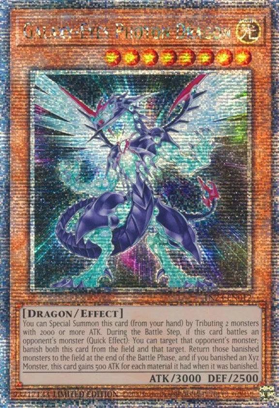 Dragon, Dueling Heroes Collectors Tin (25th Anniversary Edition), Effect Monster, Light, Limited, Quarter Century Secret Rare Galaxy-Eyes Photon Dragon [TN23-EN012] Quarter Century Secret Rare - Trading Card World