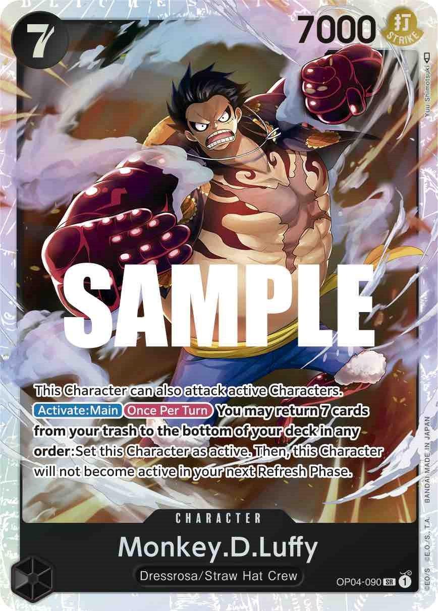 Character, Kingdoms of Intrigue, Super Rare Monkey.D.Luffy [Kingdoms of Intrigue] - Trading Card World