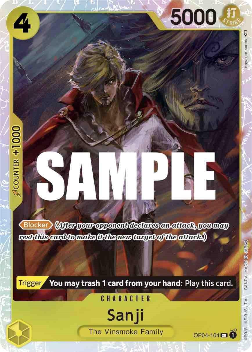 Character, Kingdoms of Intrigue, Super Rare Sanji [Kingdoms of Intrigue] - Trading Card World