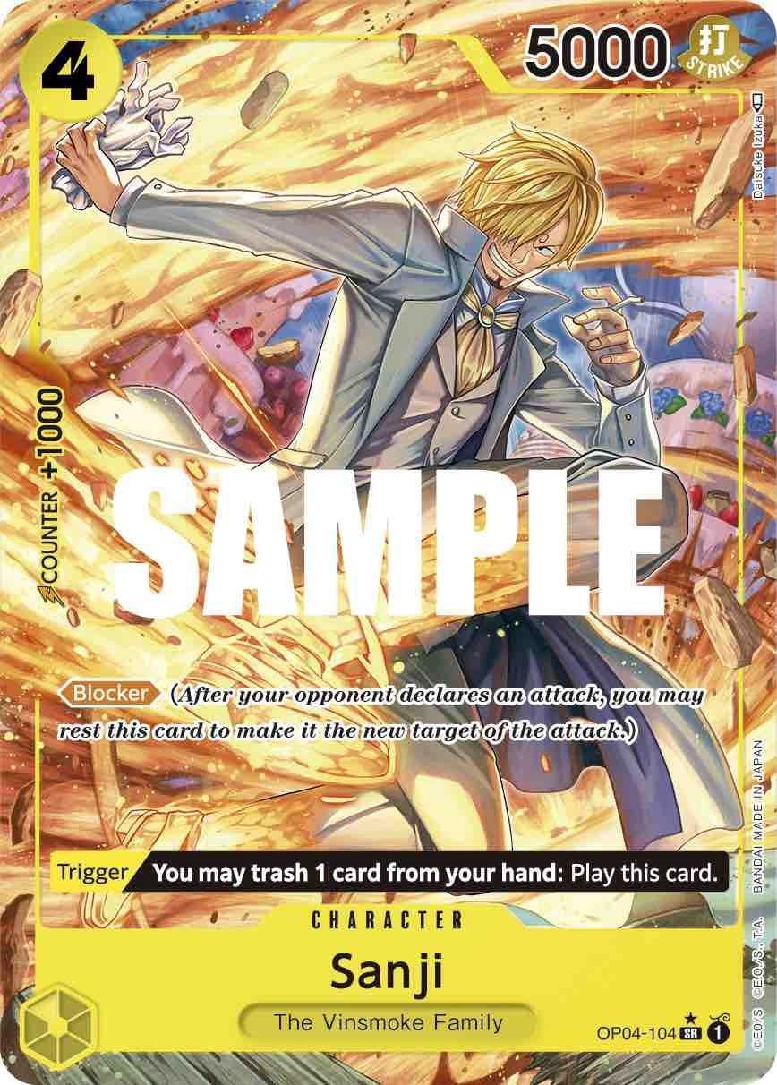 Character, Kingdoms of Intrigue, Super Rare Sanji (Alternate Art) [Kingdoms of Intrigue] - Trading Card World