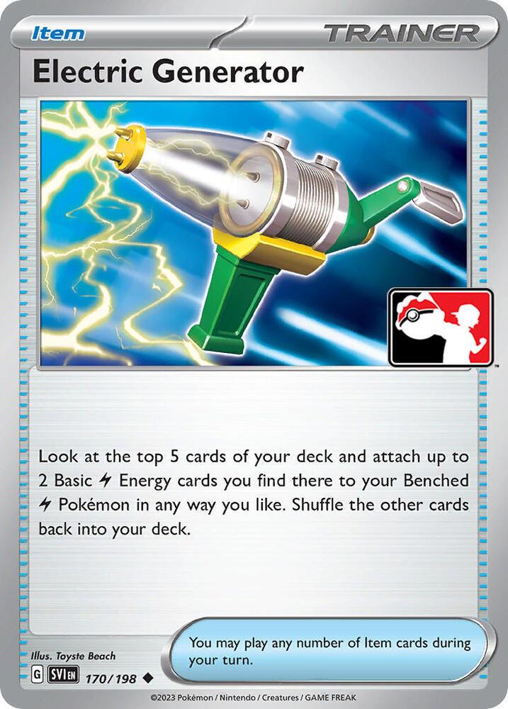 Prize Pack Series Three Electric Generator (170/198) [Prize Pack Series Three] - Trading Card World