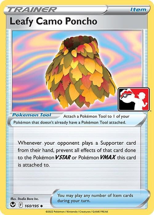 Prize Pack Series Three Leafy Camo Poncho (160/195) [Prize Pack Series Three] - Trading Card World