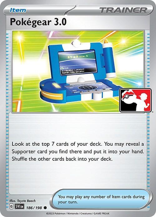 Prize Pack Series Three Pokegear 3.0 (186/198) [Prize Pack Series Three] - Trading Card World