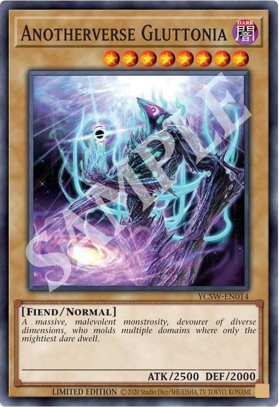 Dark, Fiend, Limited, Normal Monster, Super Rare, Yu-Gi-Oh! Championship Series Prize Cards Anotherverse Gluttonia [YCSW-EN014] Super Rare - Trading Card World