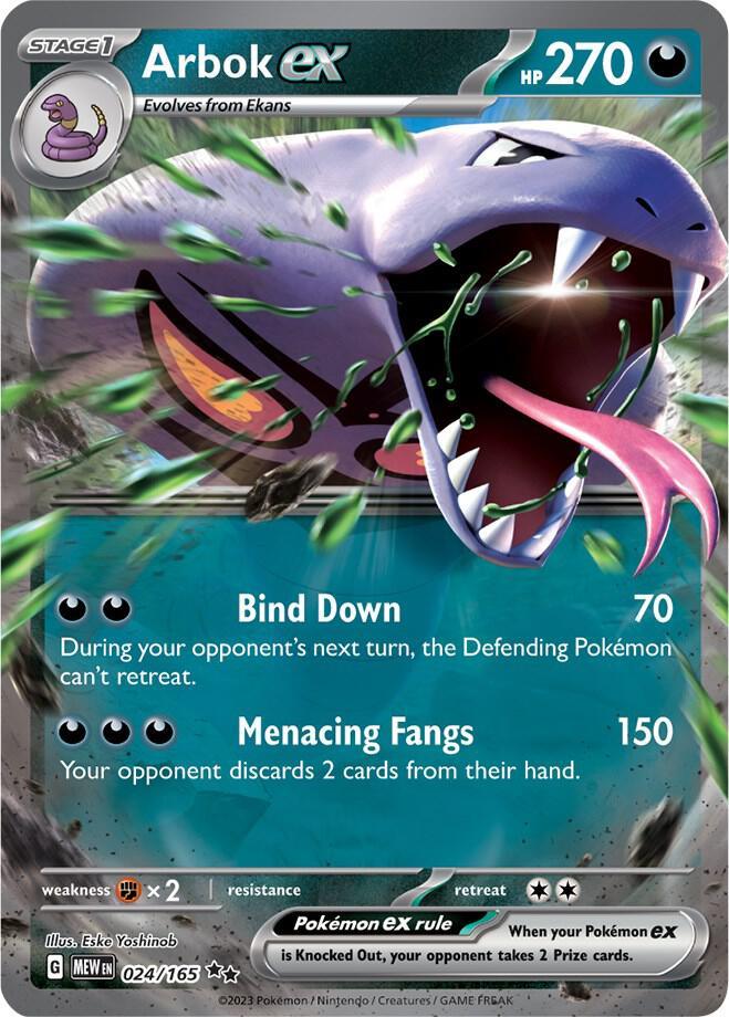 Scarlet & Violet: 151 Arbok ex (024/165) [Scarlet & Violet: 151] - Trading Card World