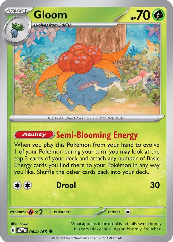 Scarlet & Violet: 151 Gloom (044/165) [Scarlet & Violet: 151] - Trading Card World