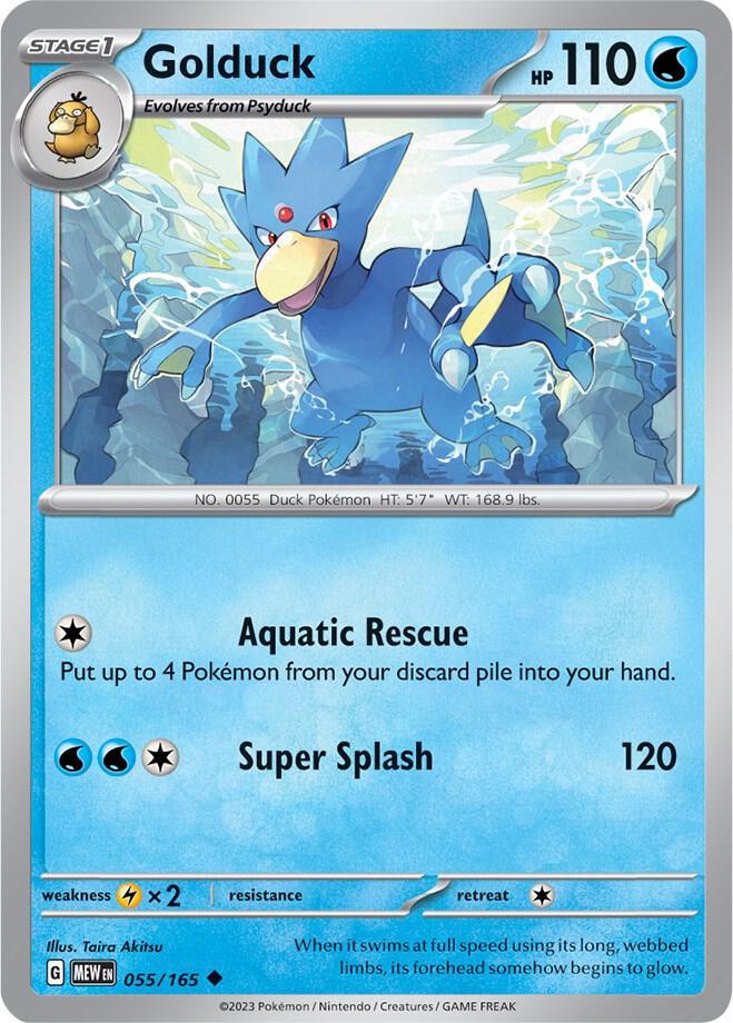Scarlet & Violet: 151 Golduck (055/165) [Scarlet & Violet: 151] - Trading Card World